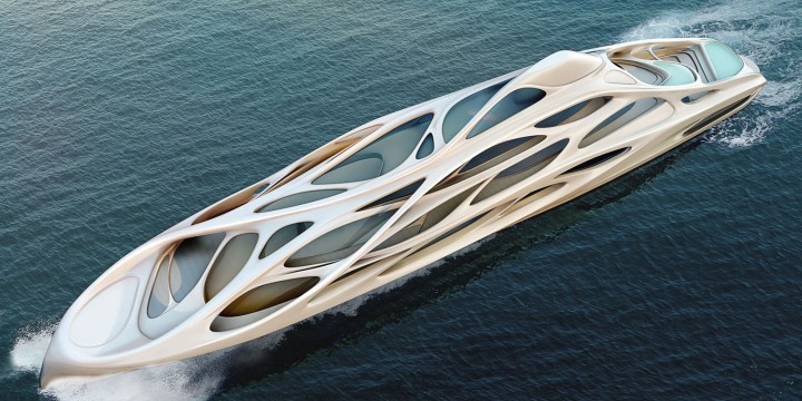 128m Superyacht Concept Master Prototype by Zaha Hadid