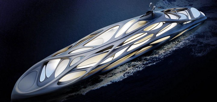 128m Superyacht Concept Master Prototype by Zaha Hadid