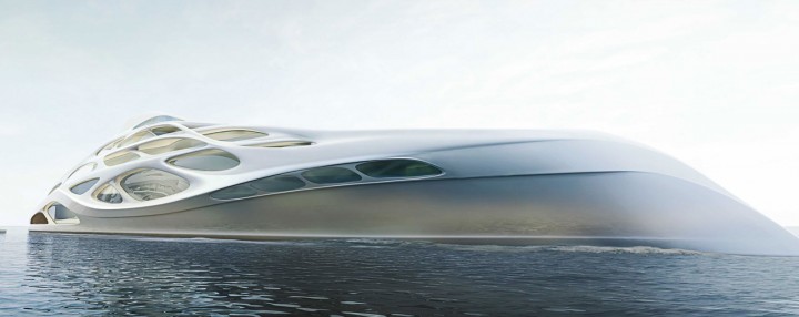 128m Superyacht Concept Master Prototype by Zaha Hadid