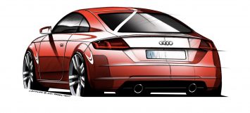 2014 Audi TT Design Sketch