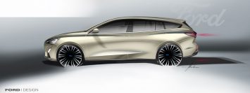 2018 Ford Focus Design Sketch