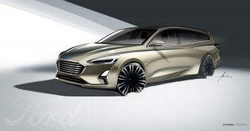 2018 Ford Focus Design Sketch