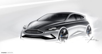 2018 Ford Focus Design Sketch