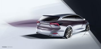 2018 Ford Focus Design Sketch