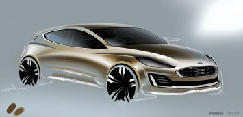 2018 Ford Focus Design Sketch