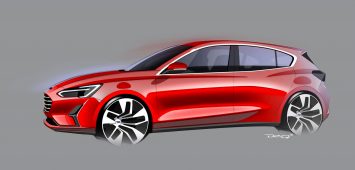 2018 Ford Focus Design Sketch