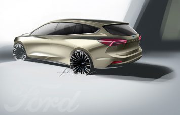 2018 Ford Focus Design Sketch