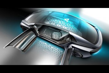 Audi Aicon Concept Design Sketch Render