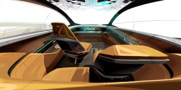 Audi Aicon Concept Interior Design Sketch Render