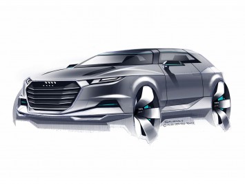 Audi Crosslane Coupe Concept - Design Sketch