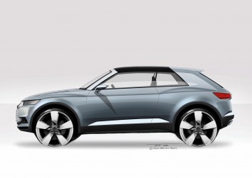 Audi Crosslane Coupe Concept - Design Sketch