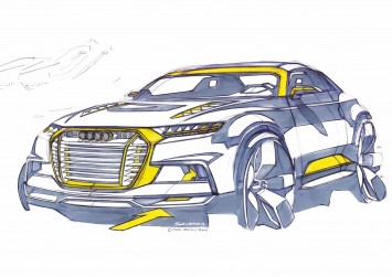 Audi Crosslane Coupe Concept - Design Sketch