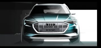 Audi e tron Design Sketch Render