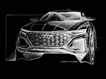 Audi Q8 Sport Concept Design Sketch