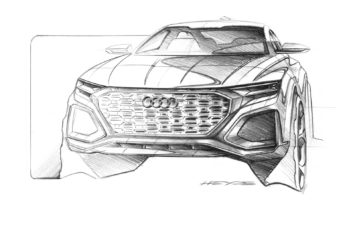 Audi Q8 Sport Concept Design Sketch