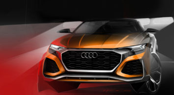 Audi Q8 Sport Concept Design Sketch Render