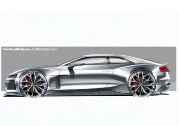 Audi Sport quattro Concept Design Sketch