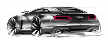 Audi Sport quattro Concept Design Sketch