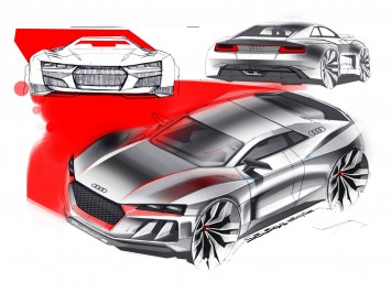 Audi Sport quattro Concept Design Sketch