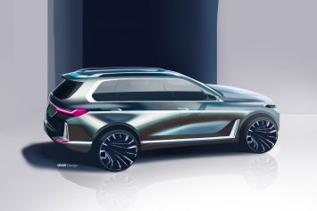 BMW Concept X7 Design Sketch Render