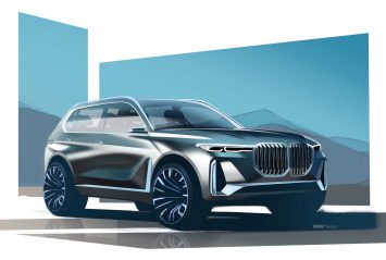 BMW Concept X7 Design Sketch Render