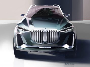 BMW Concept X7 Design Sketch Render