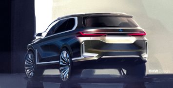 BMW Concept X7 Design Sketch Render