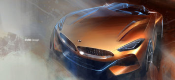 BMW Concept Z4 Design Sketch Render