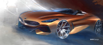 BMW Concept Z4 Design Sketch Render