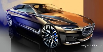 BMW Vision Future Luxury Concept - Design Sketch by Nicolas Guille