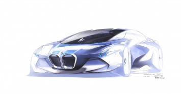 BMW Vision Next 100 Concept Design Sketch