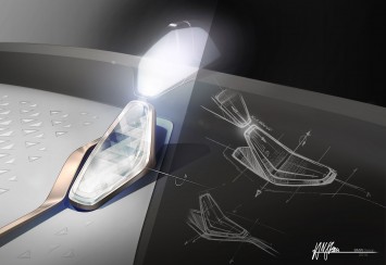 BMW Vision Next 100 Concept Interior Design Sketch Render