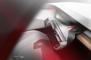 BMW Vision Next 100 Concept Interior Design Sketch Render