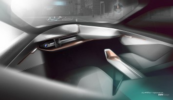 BMW Vision Next 100 Concept Interior Design Sketch Render