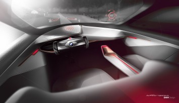 BMW Vision Next 100 Concept Interior Design Sketch Render