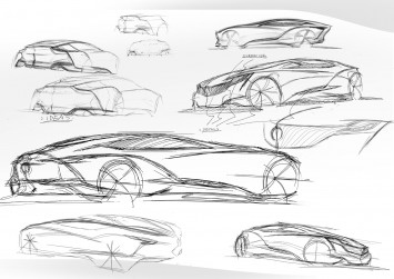 Buick Riviera Concept Design Sketches