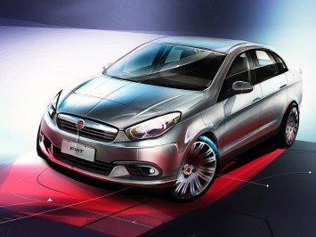 Fiat Siena - Design Sketch