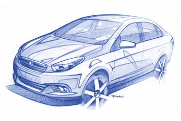 Fiat Siena - Design Sketch