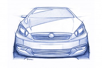 Fiat Siena - Design Sketch