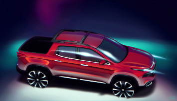 Fiat Toro Design Sketch Render