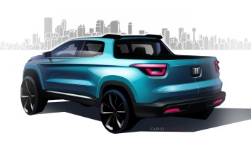 Fiat Toro Design Sketch Render