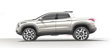 Fiat Toro Design Sketch Render