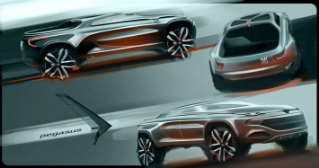 Fiat Toro Design Sketches