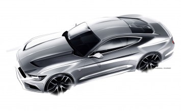 Ford Mustang Design Sketch by Kemal Curic