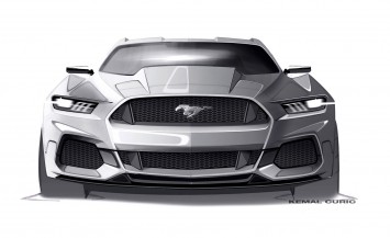 Ford Mustang Design Sketch by Kemal Curic