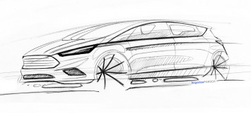 Ford S MAX Concept Design Sketch by Boguslaw Paruch