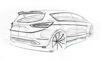 Ford S MAX Concept Design Sketch by Boguslaw Paruch