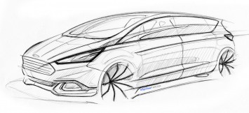 Ford S MAX Concept Design Sketch by Boguslaw Paruch