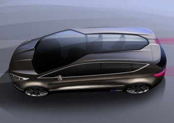 Ford S MAX Concept Design Sketch by Boguslaw Paruch