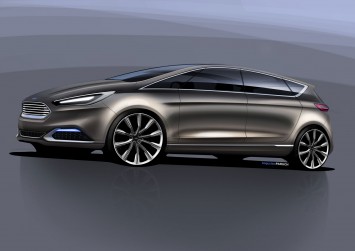 Ford S MAX Concept Design Sketch by Boguslaw Paruch